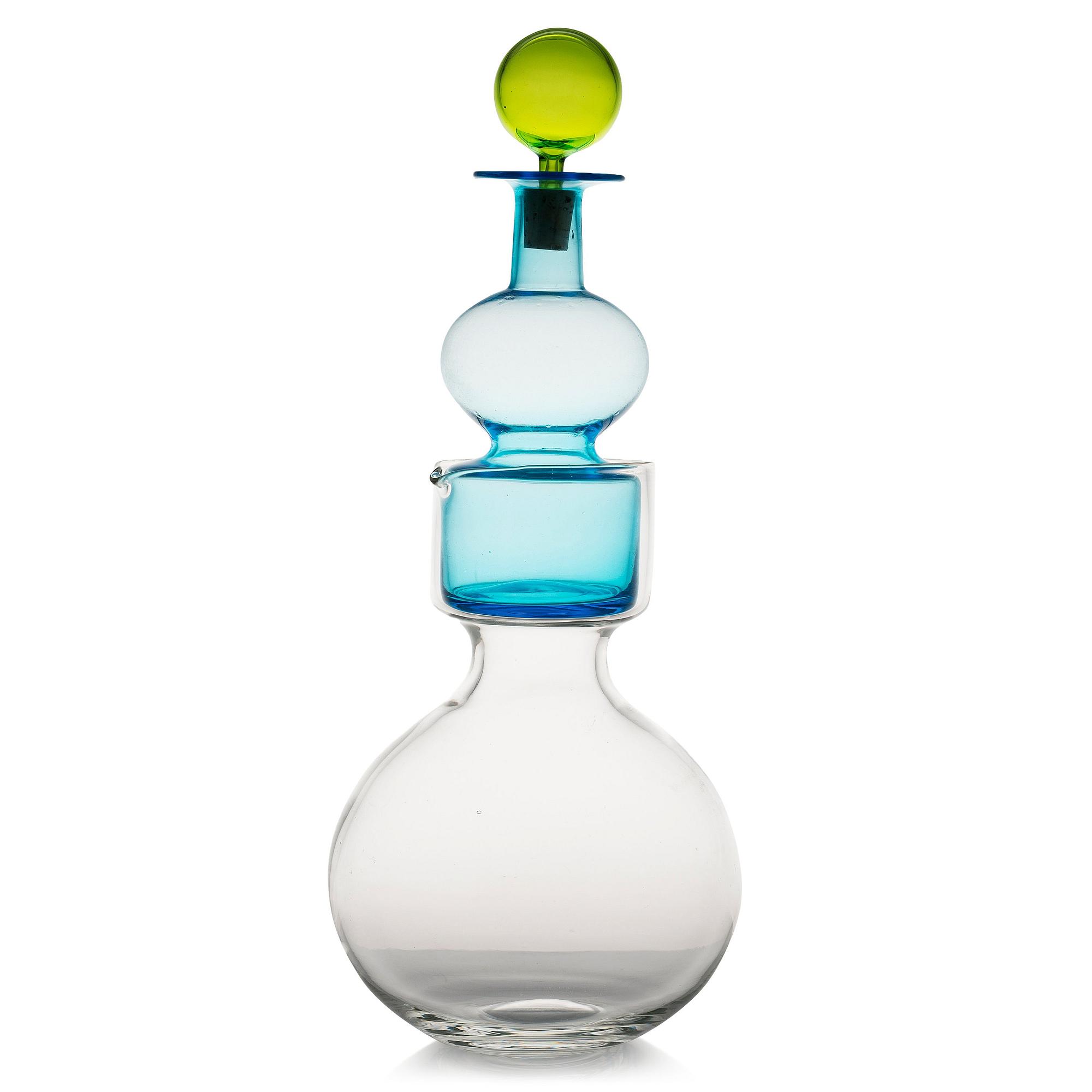 KAJ FRANCK, A decanter 'The Bells of Kremlin', signed Nuutajärvi, Notsjö.