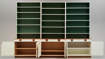 A set of three Josef Frank book shelves, Svenskt Tenn, Sweden.