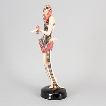 STEFAN DAKON, a "Modern" ceramic figurine, Goldscheider, Vienna.