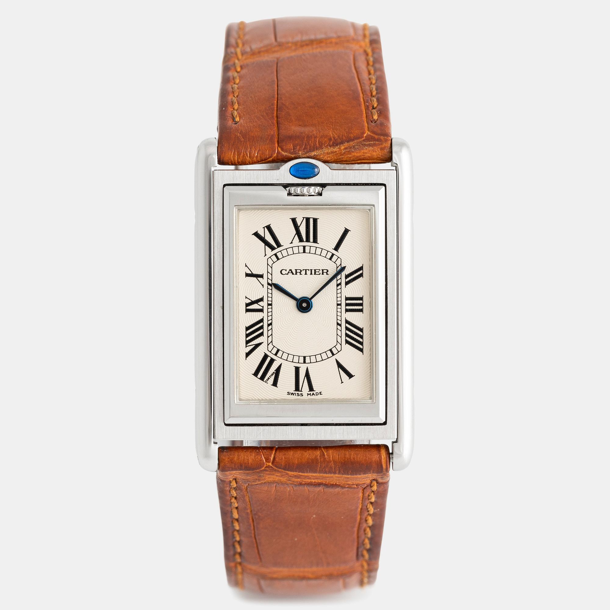 Cartier, Tank Basculante, "Mécanique", ca 2005.