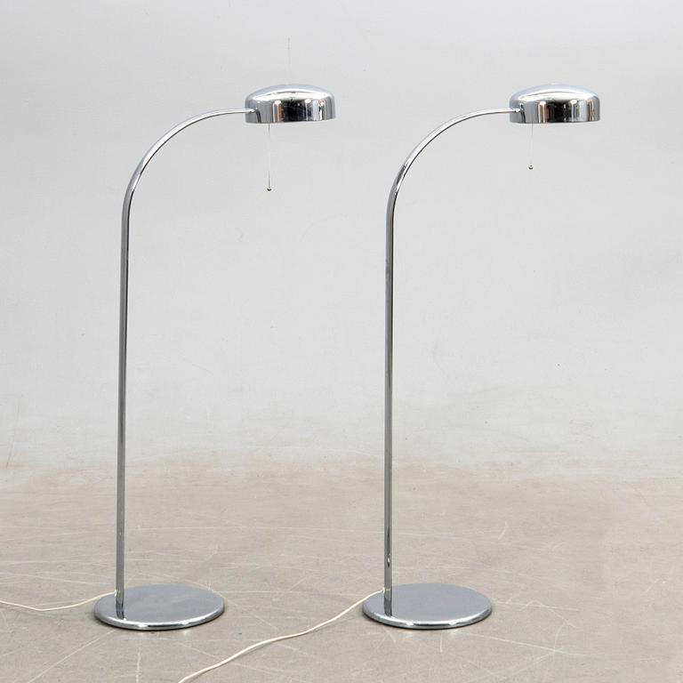 RICHARD CARRUTHERS, floor lamps, a pair, "Arcade", Ateljé Lyktan, 1970s/80s.
