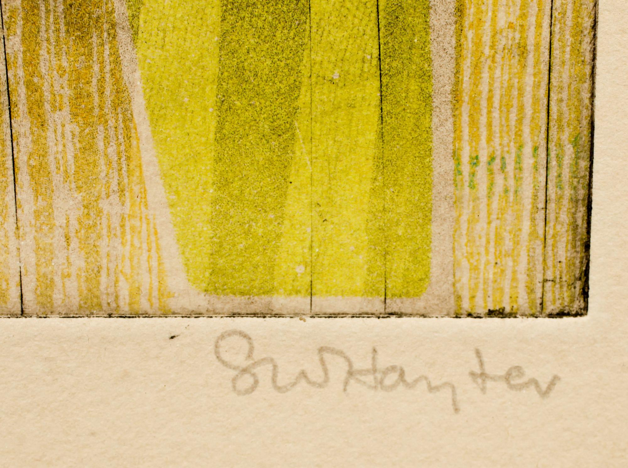 STANLEY WILLIAM HAYTER, färgetsning, sign och numr 171/200.
