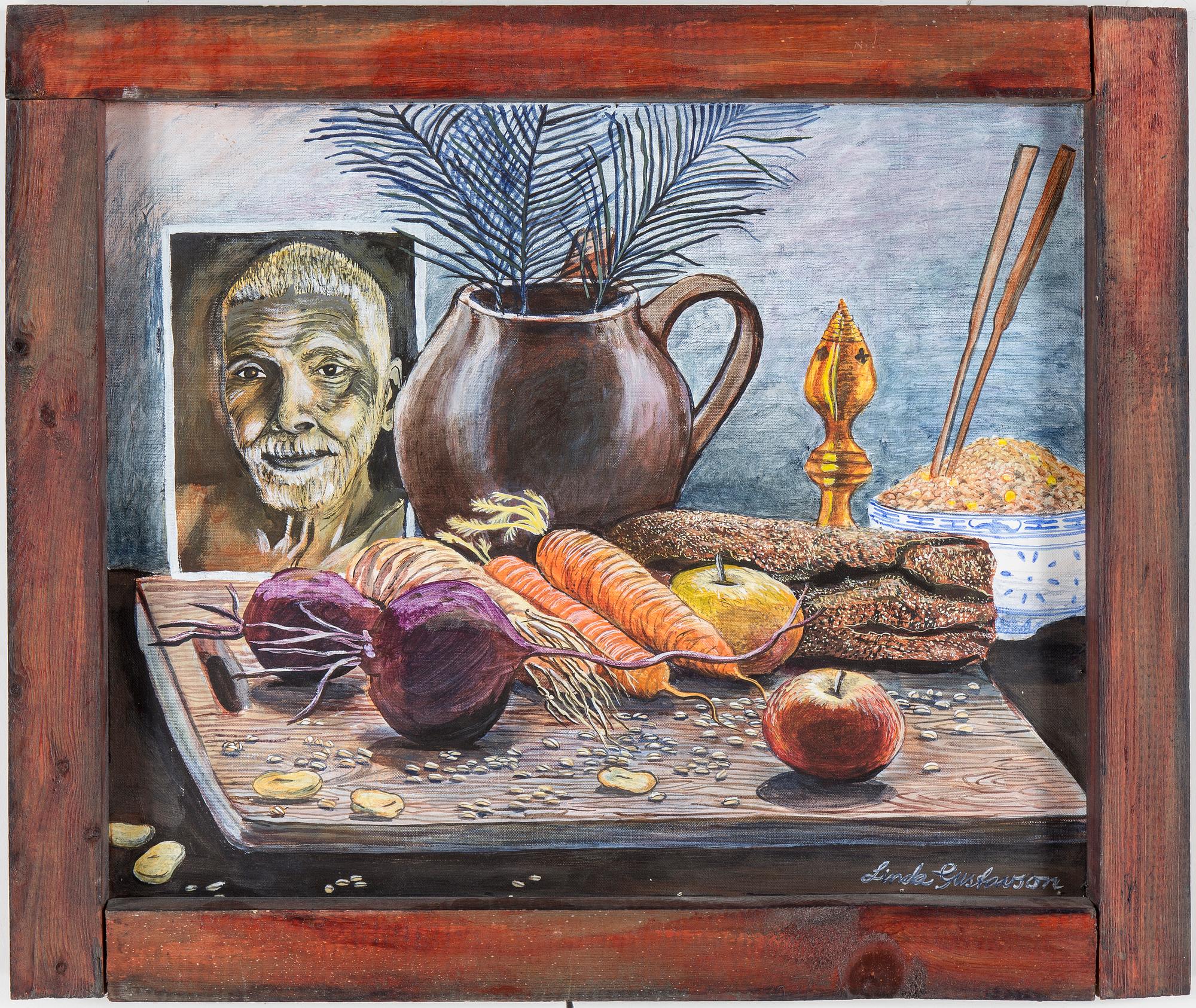 LINDA GUSTAVSSON NAMETH, olja på duk, signerad.