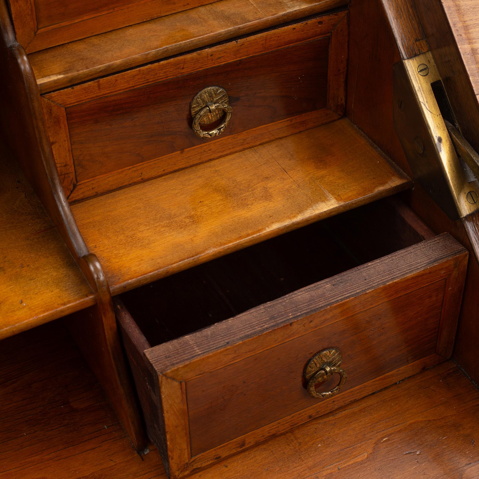 A Gustavian secretaire, late 18th century.