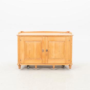 A Swedish pine cabinet alter part of the 19th century.