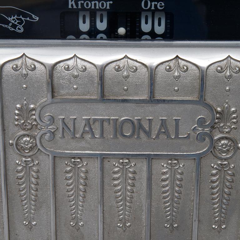 A 'National' cash register from USA, early 20th Century.