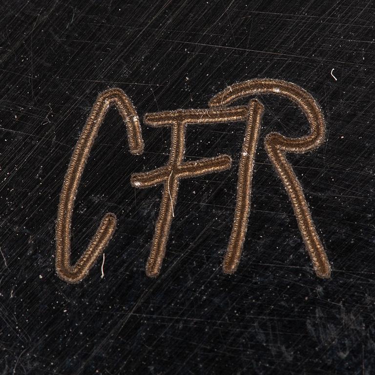 Carl Fredrik Reuterswärd, skulptur, stål, stämpelsignerad CFR och numrerad 49/50.