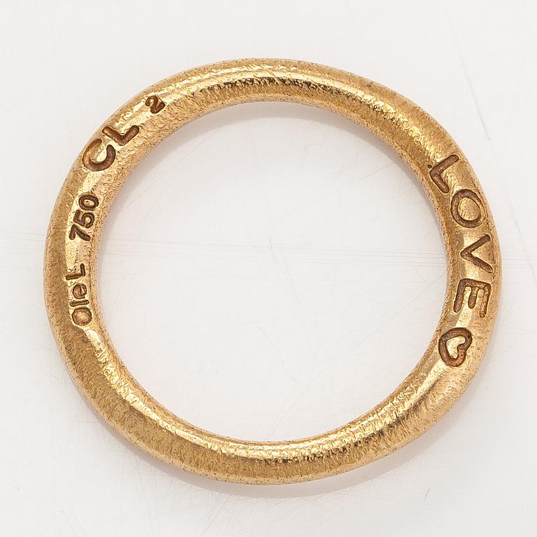 Ole Lynggaard, Ring "Love 3", 18K guld. Danmark.