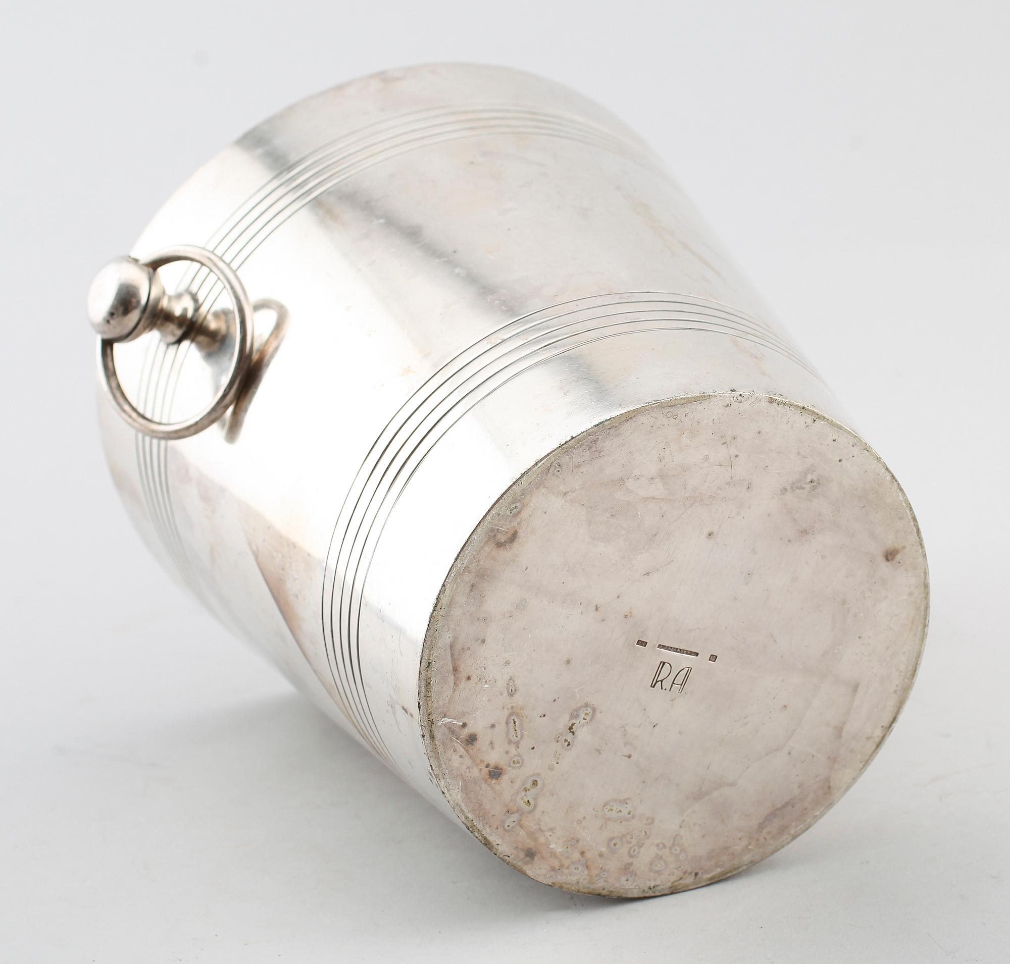 CHAMPAGNEKYLARE, nysilver, J. Galandet Co, 1900-talets första hälft.