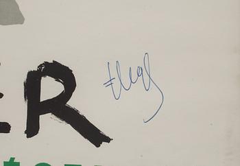 FERNAND LÉGER, efter, affisch, signerad.