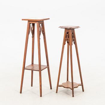 Pedestals, 2 pcs, first half of the 20th century.