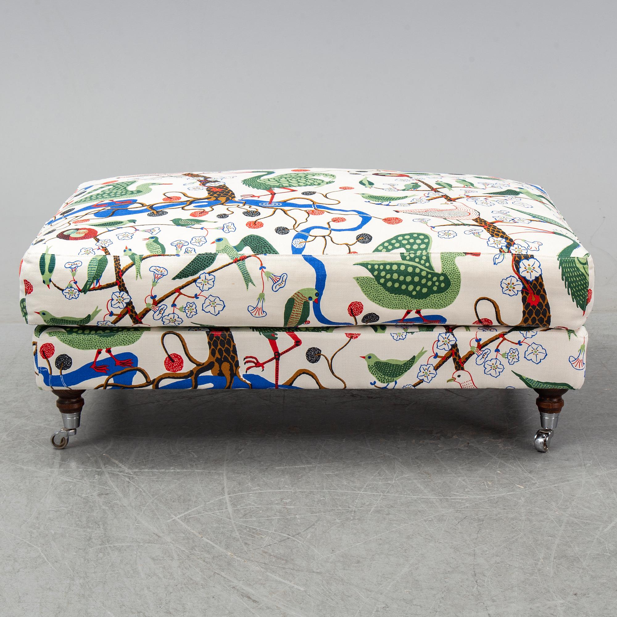 A foot stool from Norell Möbler.