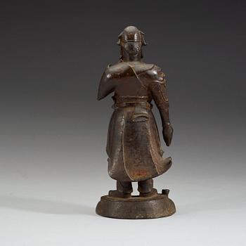 GUANYU, brons. Mingdynastin, 1600-tal.