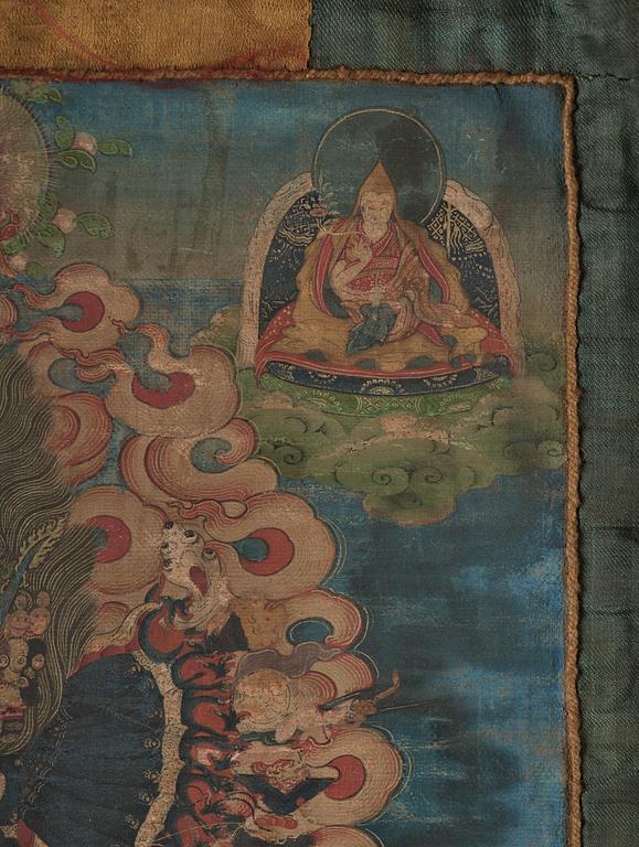 A Vajrabhairava Thangka, Tibet, late 19th century/around 1900.