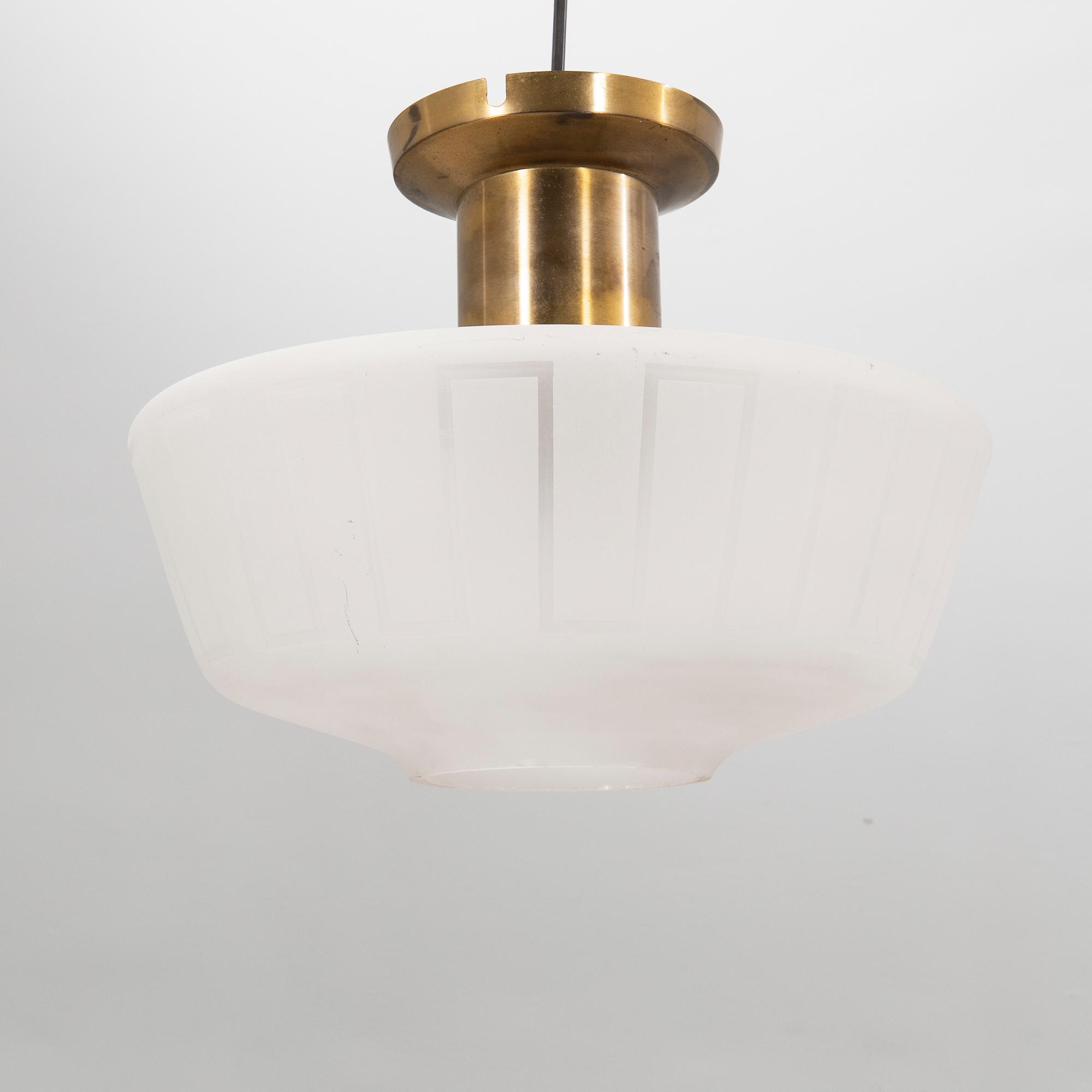 Ceiling lamp Swedish Modern 1940s.