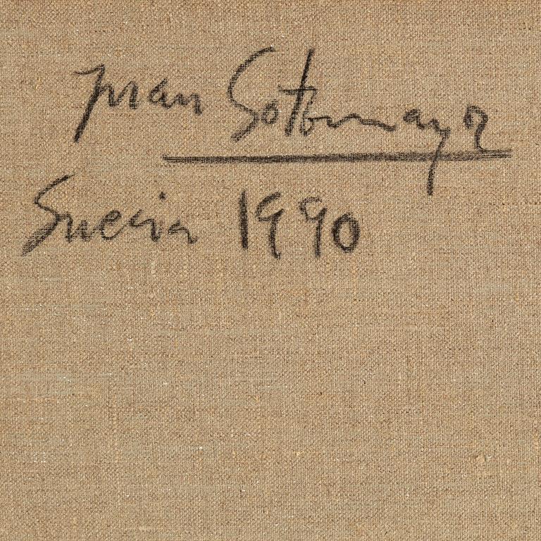 JUAN SOTOMAYOR, canvas, signed and dated 1900 on verso.