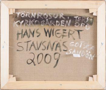 HANS WIGERT, oil on canvas, on verso signed and dated Stavnäs/Gotska Sandön 2009.