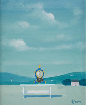 545. Stellan Mörner, Landscape with a Table Clock.