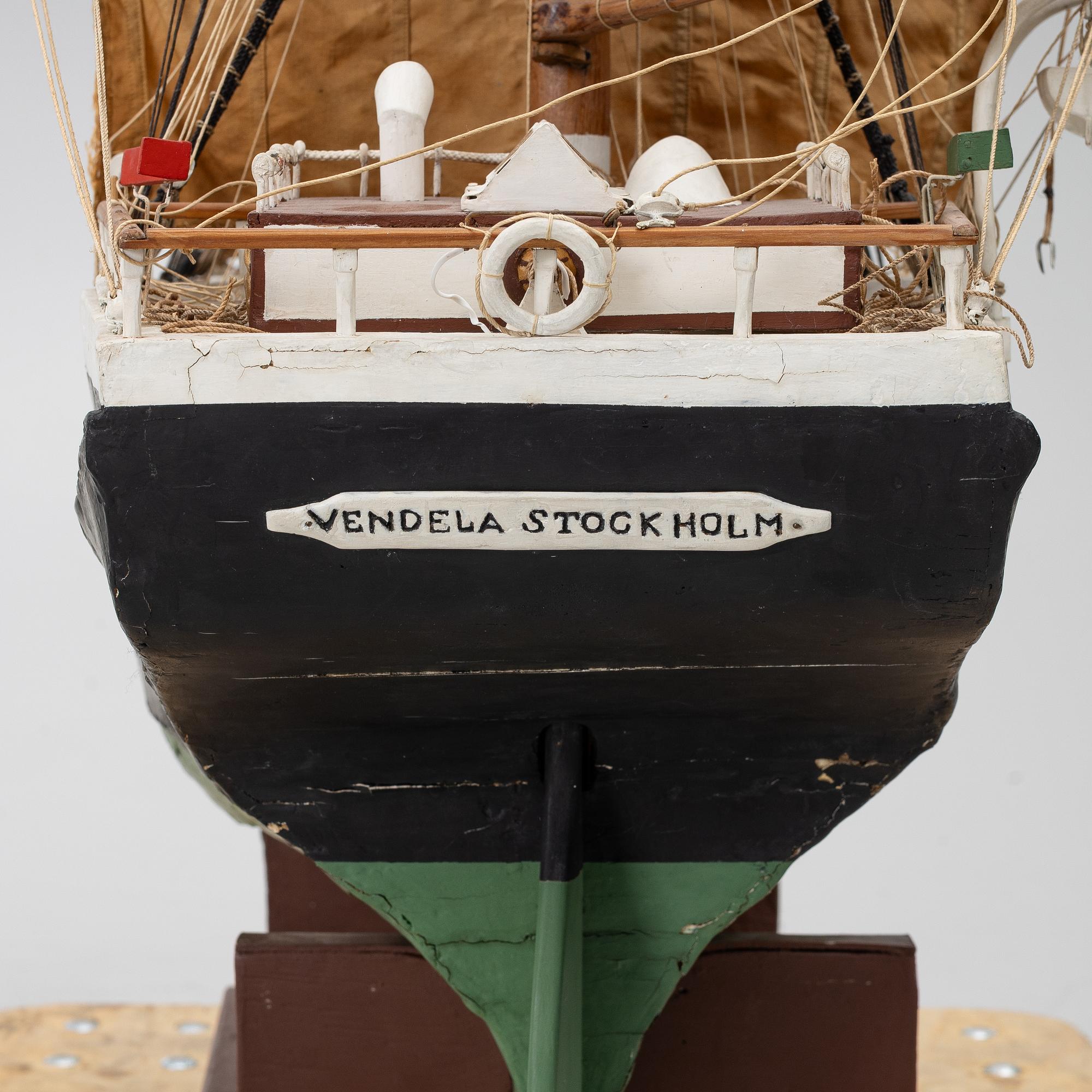 Skeppsmodell, 1900-tal.
