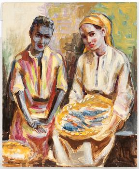 RUDOLF GOWENIUS, 5 st, oljor på pannå och duk.