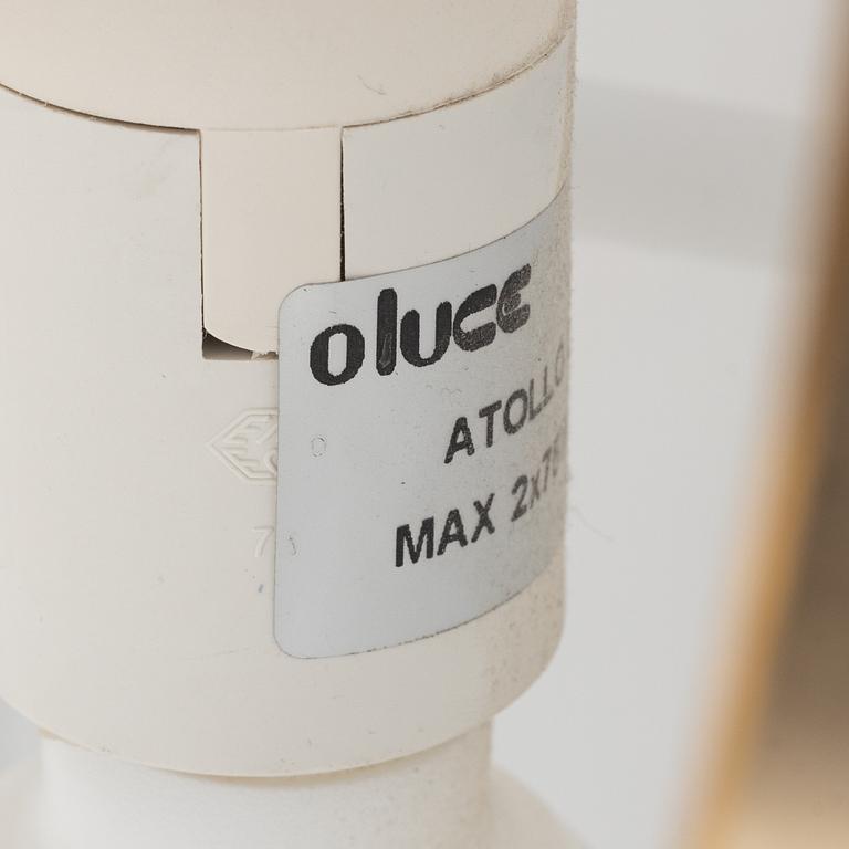 Vico Magistretti, bordslampa, "Atollo 239 Or", Oluce, Italien.