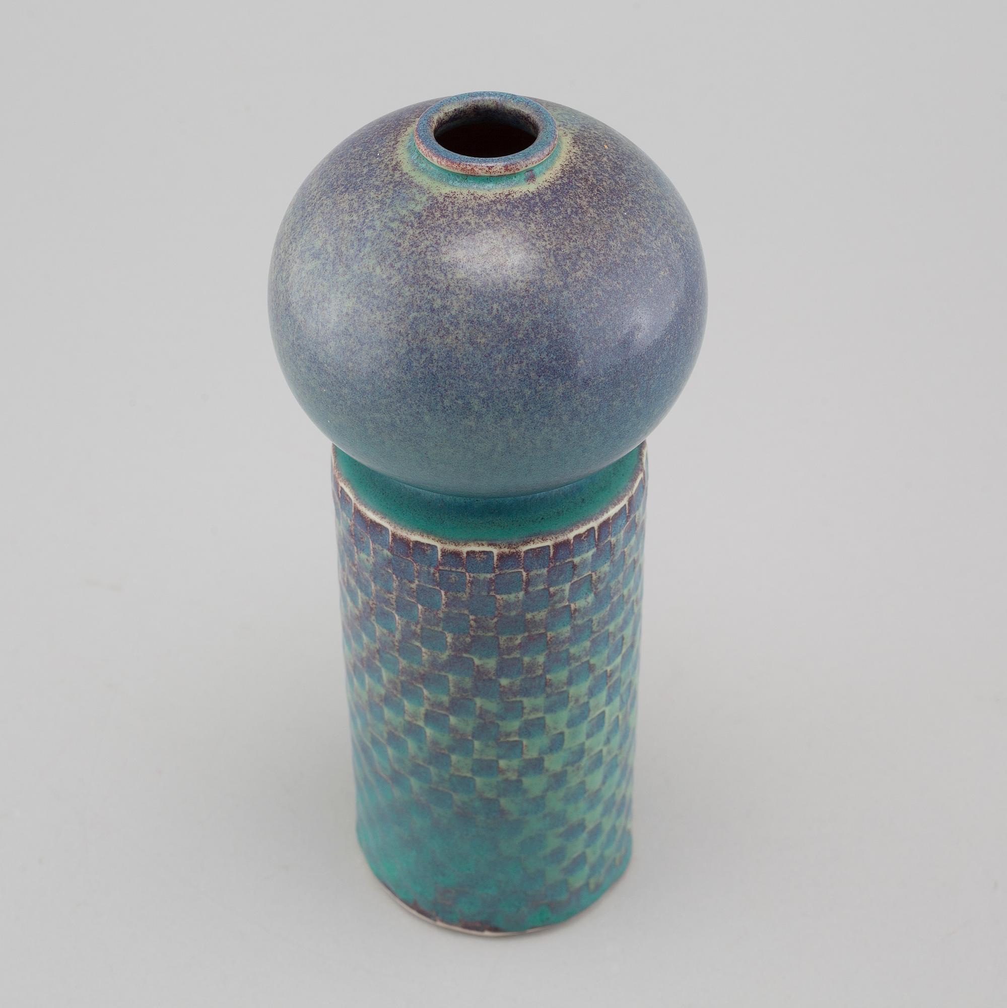 STIG LINDBERG, vas, stengods, Gustavsberg Studio, 1900-talets mitt.