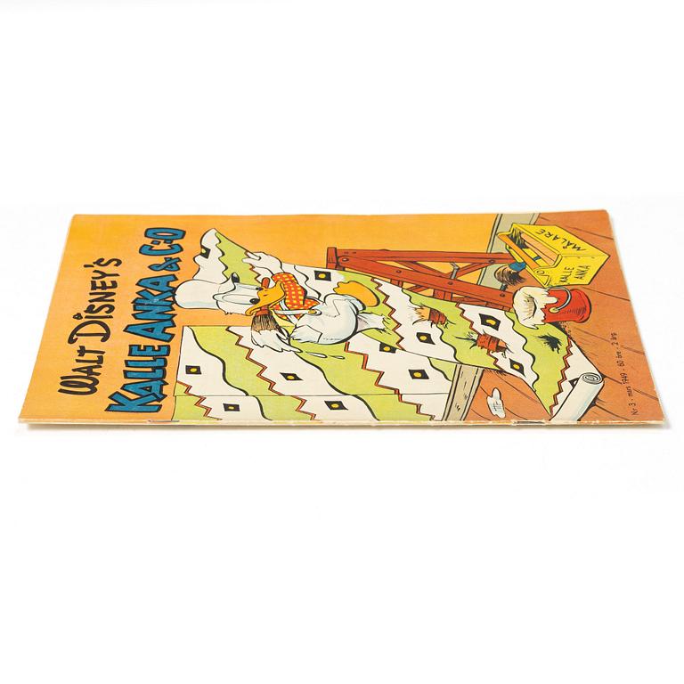 Comic book, Kalle Anka & Co, no. 3, 1949.