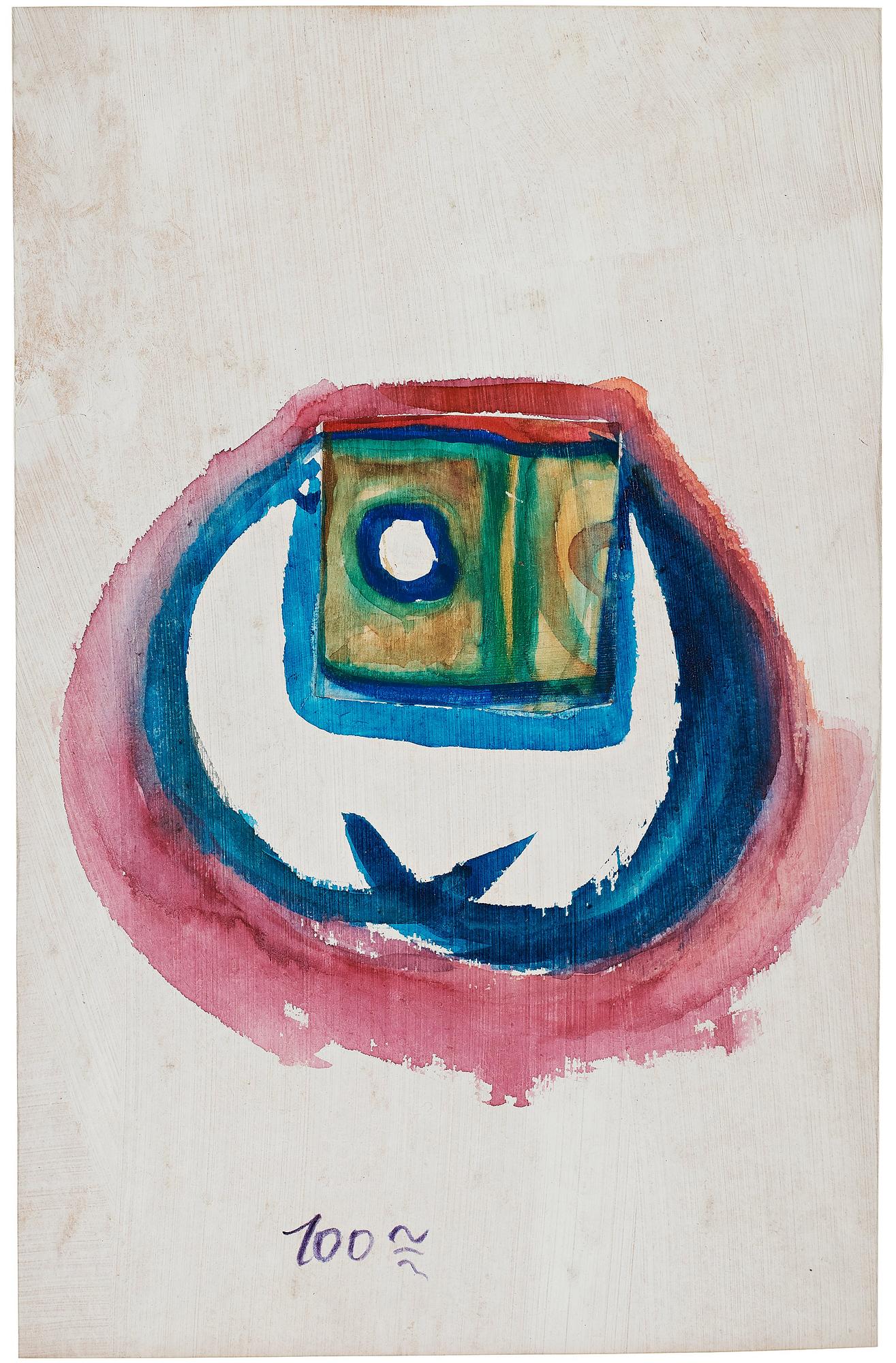 Friedensreich Hundertwasser, Composition for "La Lune en rodage I".