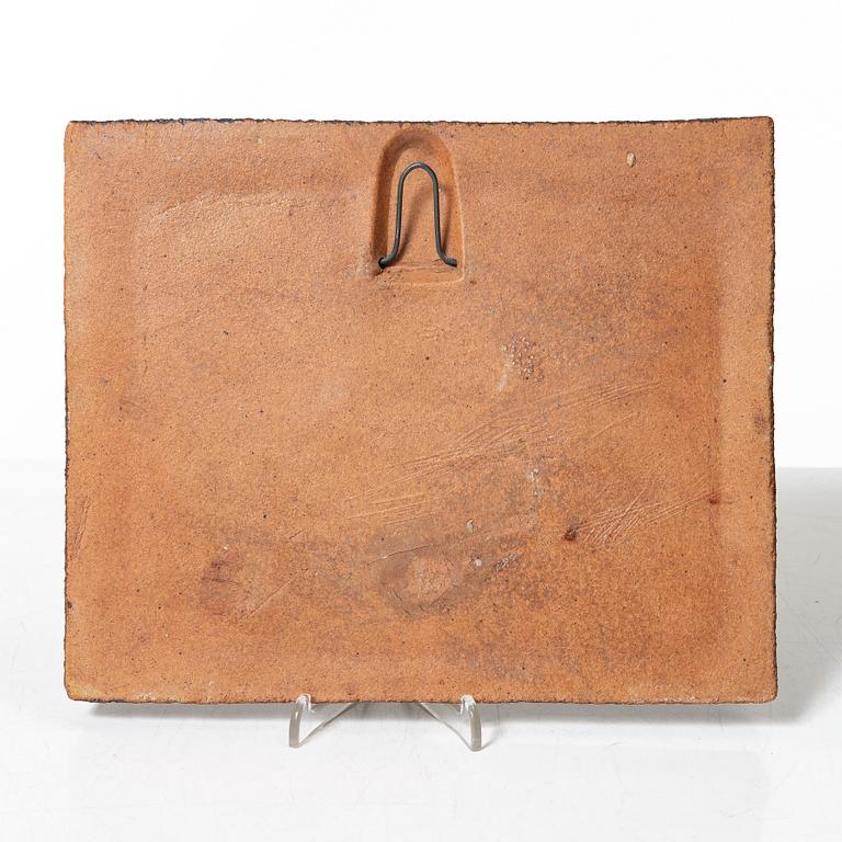 Gustavsberg, a stoneware plaque, Gustavsberg.