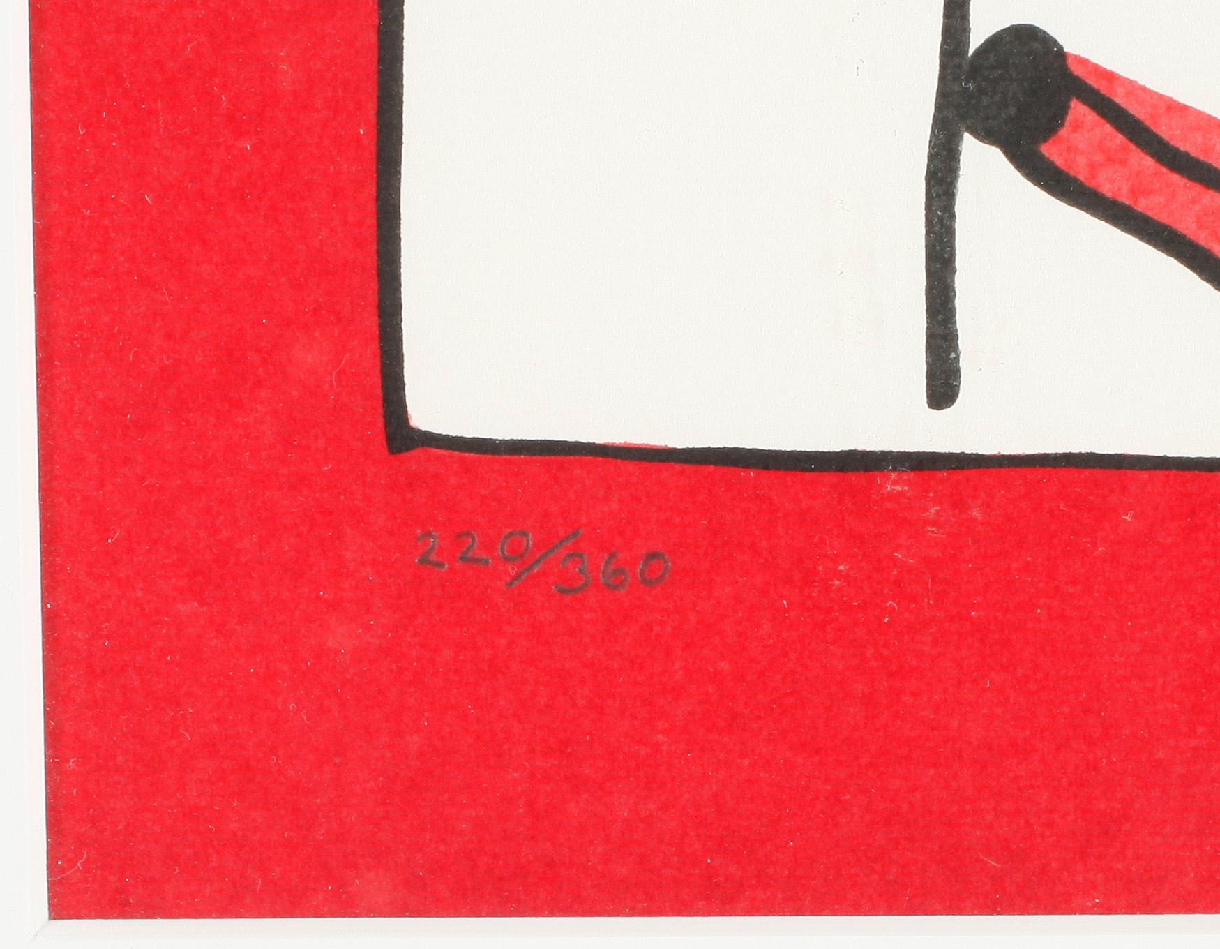 LENNART RODHE färglitografi, signerad och daterad 1972. Numrerad 220/360.