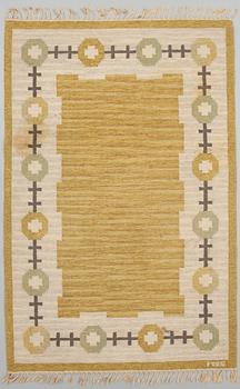 MATTA, rölakan, monogramsignerad AGS (Anna-Greta Sjöquist). 1900-talets mitt. Ca 255 x 167 cm.