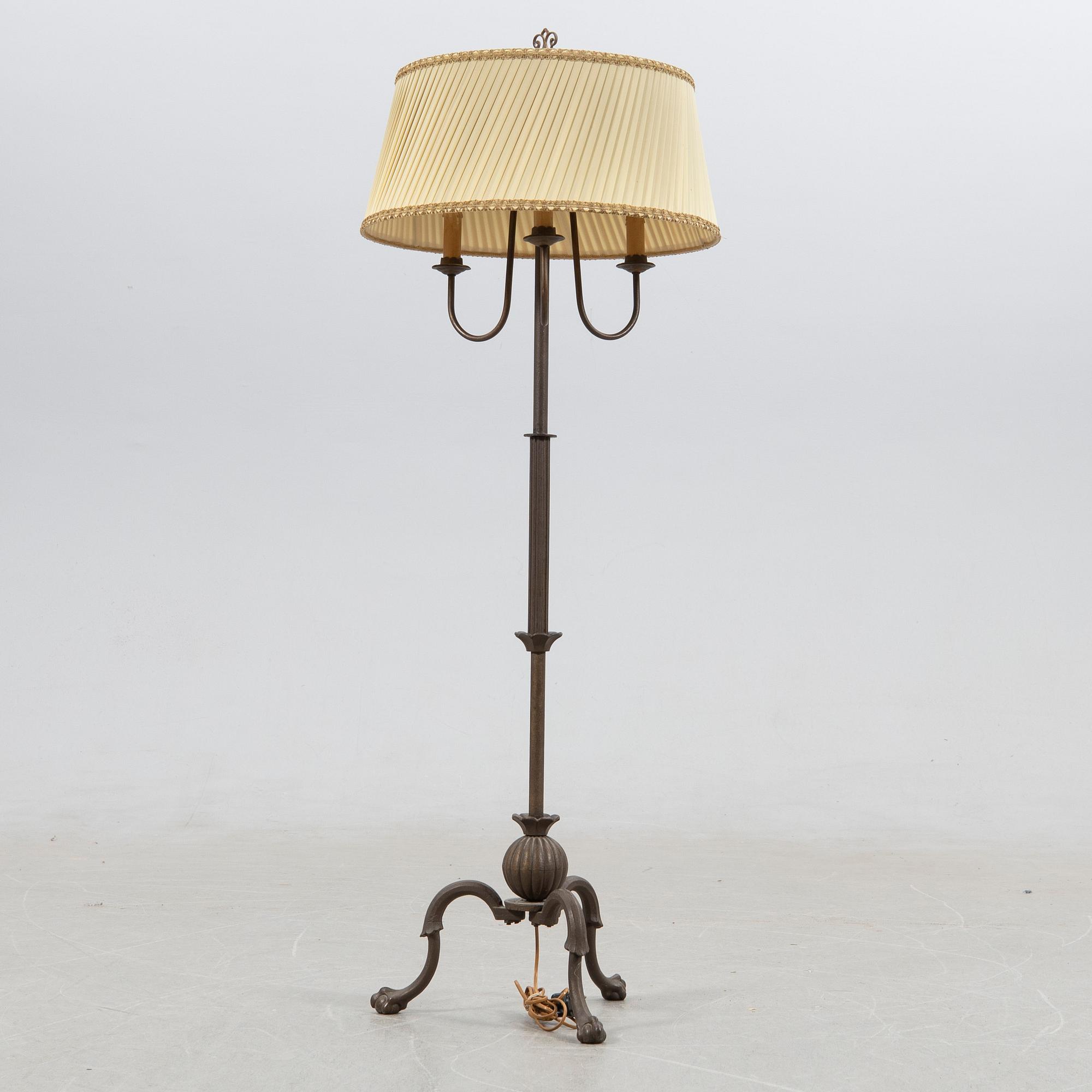 Floor lamp, first half of the 20th century.