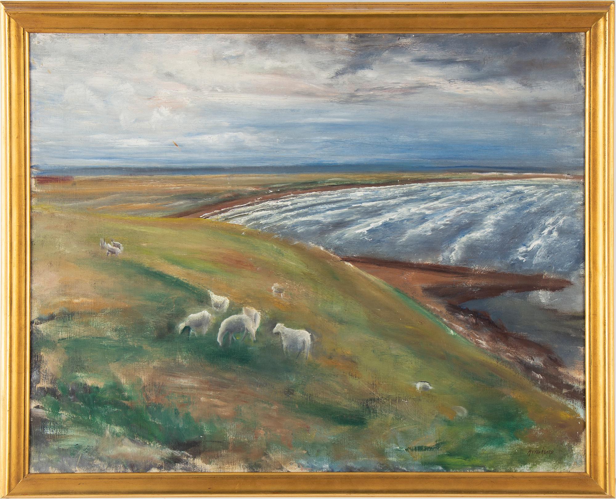 MARTIN ÅBERG, oil on canvas, signed.