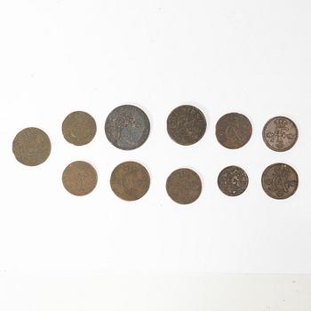 Plate money, Fredrik I, 4 daler Silver Coin, 1722.
