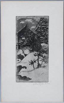 Akseli Gallen-Kallela, KALELA AT VINTER TIME.