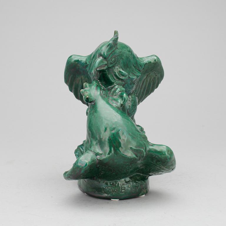 SKULPTUR, keramik, Walter Beyer, monogramsignerad, daterad -37.