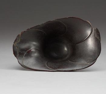 A rhinoserous libation cup, Qing dynasty, Kangxi (1662-1722).