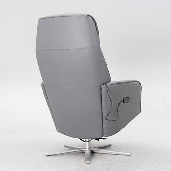 A "Scott Power premium" recliner armchair, Stressless, 21st century.