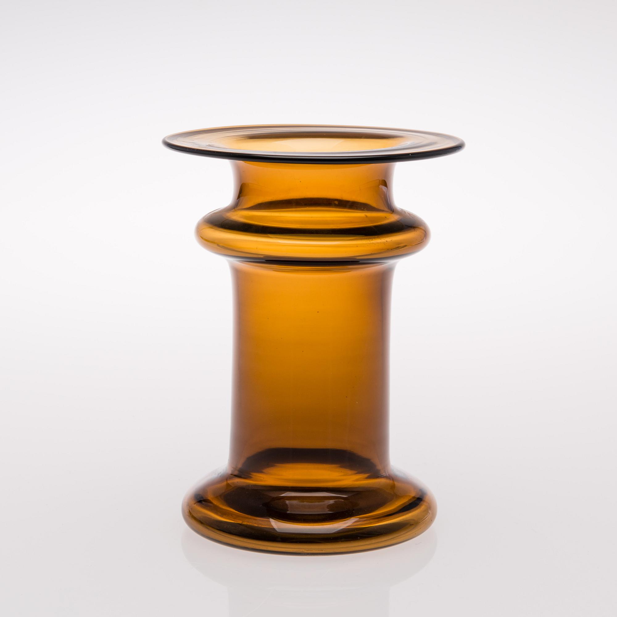 TIMO SARPANEVA, VASER, 6 st. Novitas 2730/2733. Sign. TS. Iittala, 1960-tal.