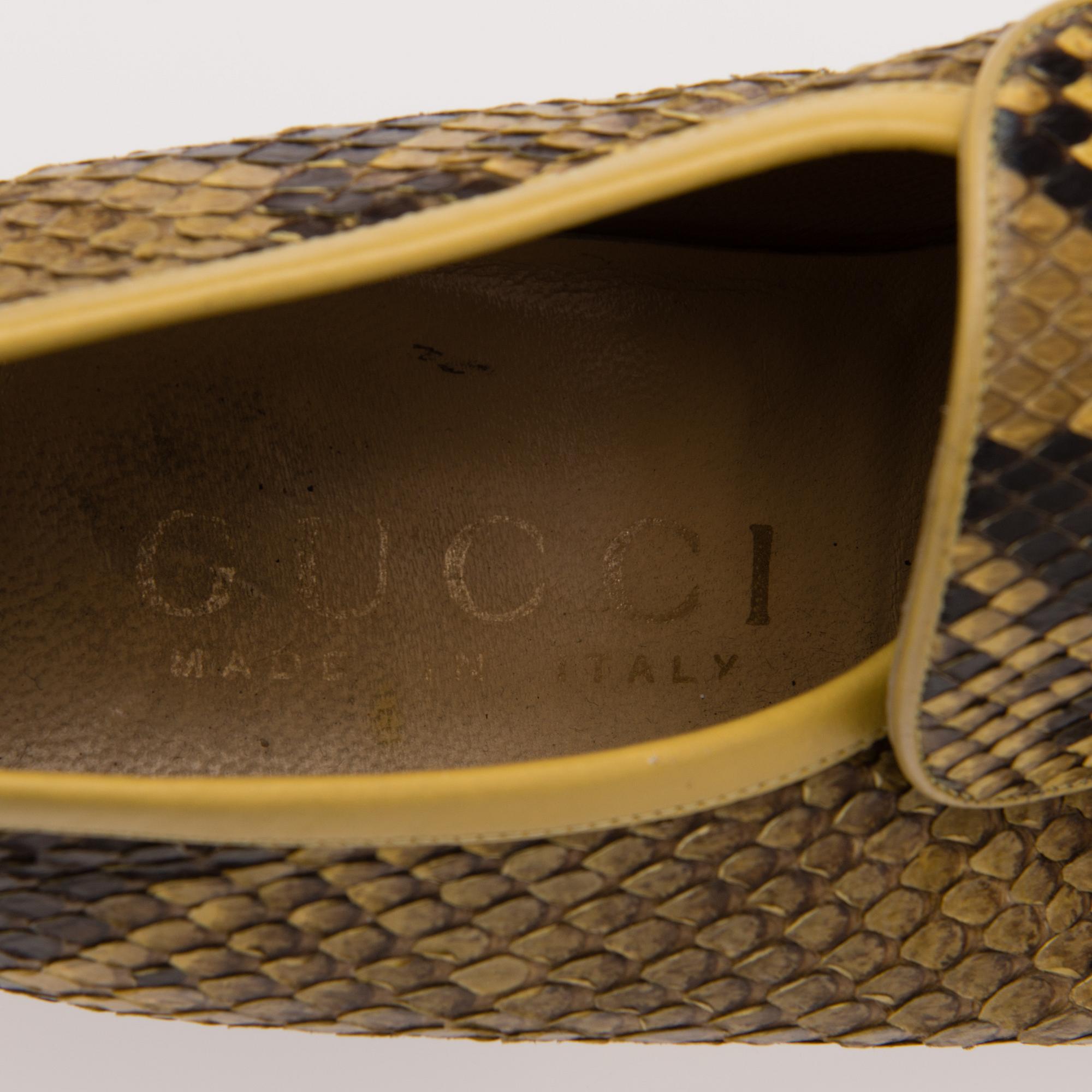 GUCCI, SKOR, storlek 40,5. 1990-tal.