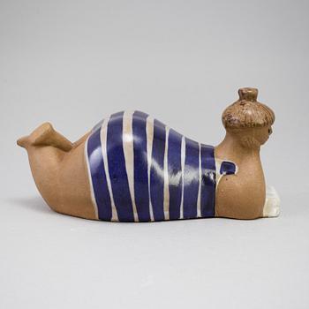 A "Beata" stoneware figurine by Lisa Larson for Gustavsberg.