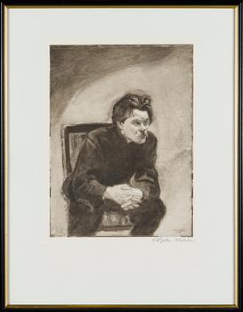 Akseli Gallen-Kallela, "Porträtt av Maksim Gork".