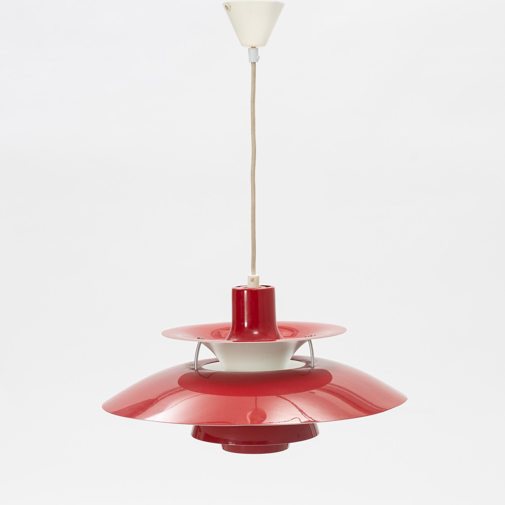 Poul Henningsen, taklampa, "PH-5", Louis Poulsen, Danmark.