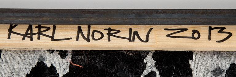 KARL NORIN, Syntetic fur, wax, epoxy and wood signed Karl Norin and dated 2013 on verso.