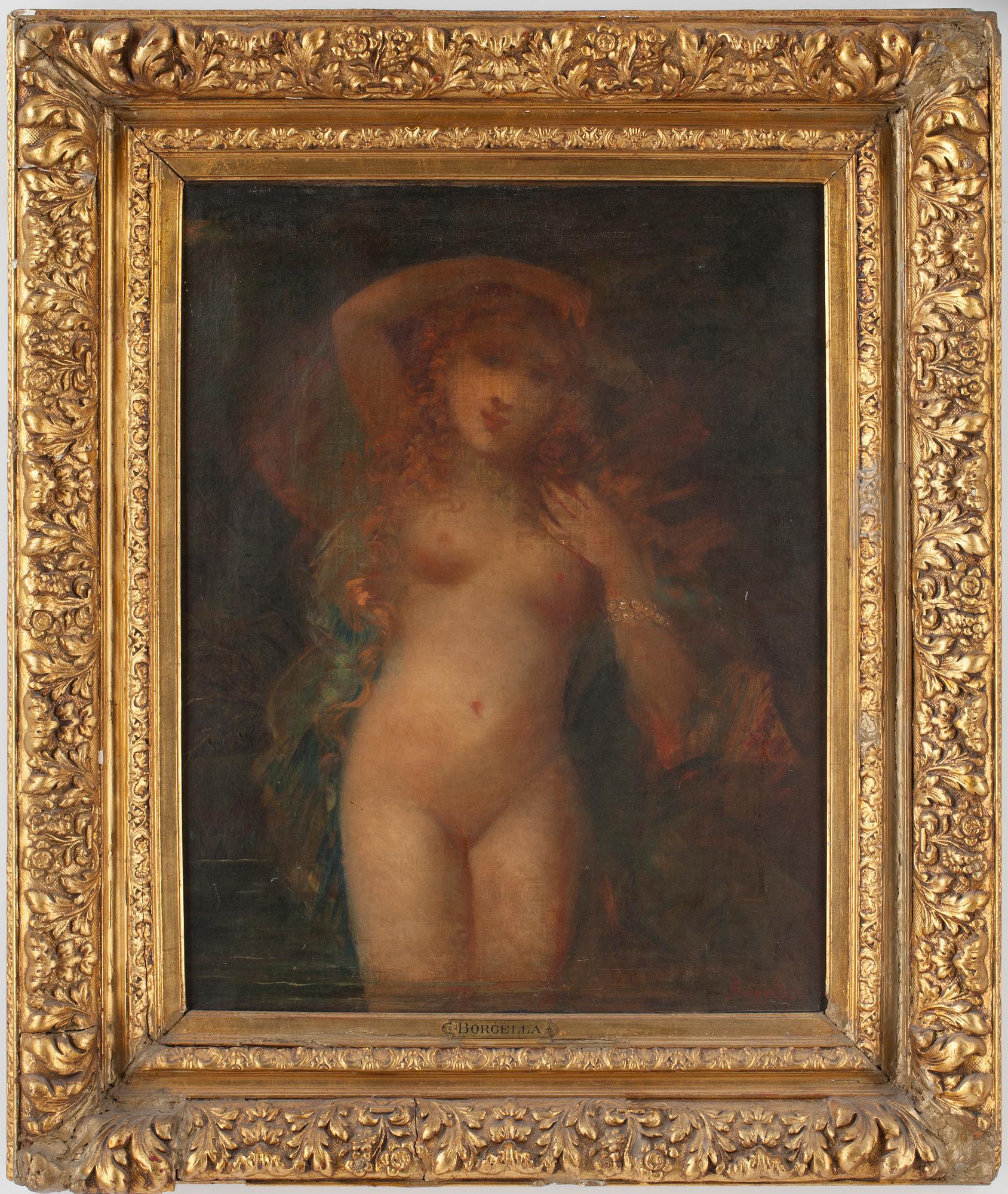 FRÉDÉRIC BORGELLA, olja på duk, signerad.