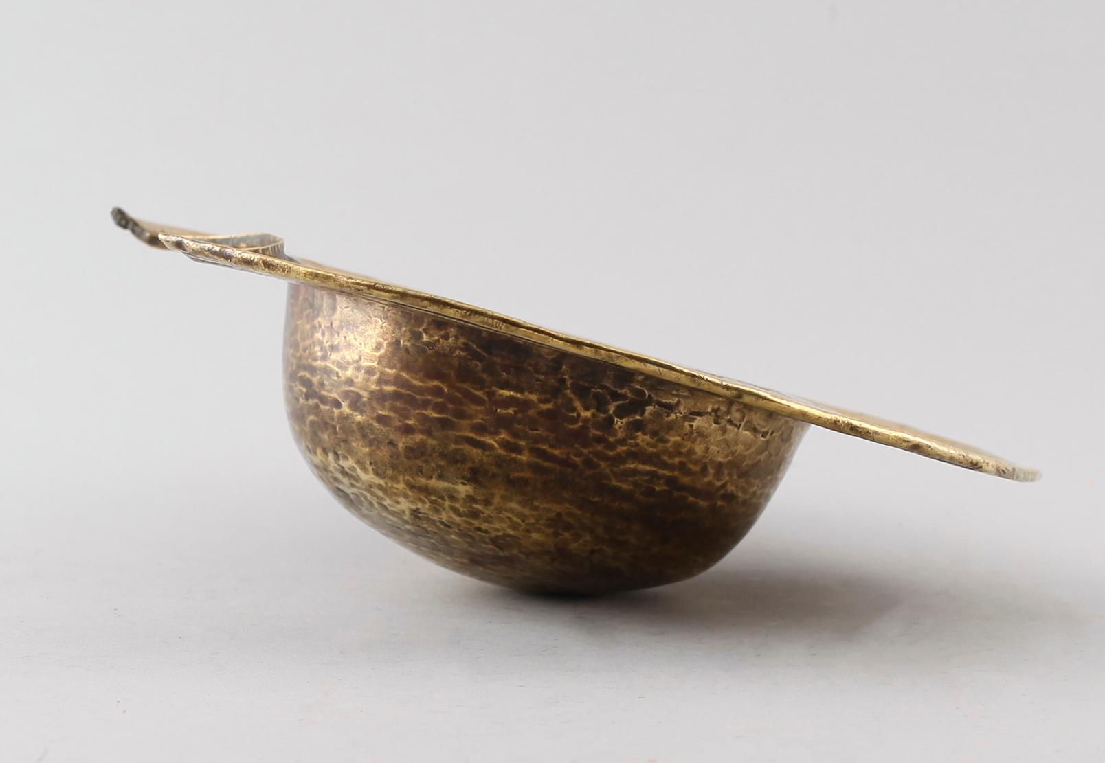 BARBERARSKÅL, mässing, 1700-/1800-tal.