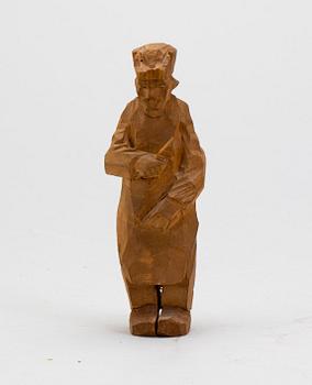 AXEL PETERSSON DÖDERHULTARN, skulptur, vallpojke, signerad.