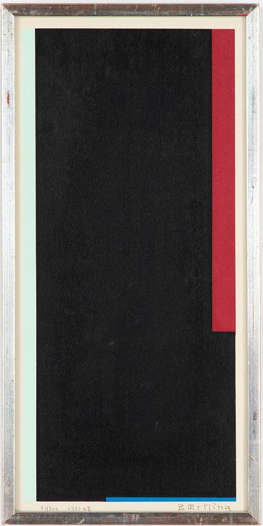 Olle Bærtling, "Colonnes dans le noir".