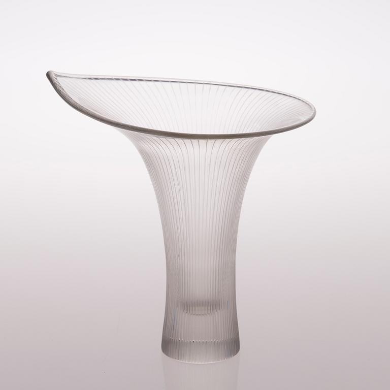 TAPIO WIRKKALA, vas, "Kantarell", signerad Tapio Wirkkala, Iittala. 1957.