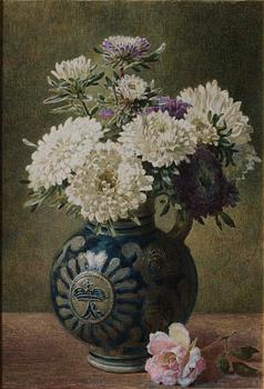 98. Helen Cordelia Angell Coleman Tillskriven, "Asters in a vase".